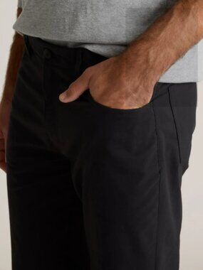 Quince Organic Cotton Coolmax® Chino Black 34x32 NWT